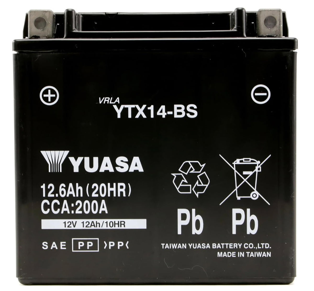 YTX14-BS YUASA Battery for Honda FL 400 R PILOT 1989-90