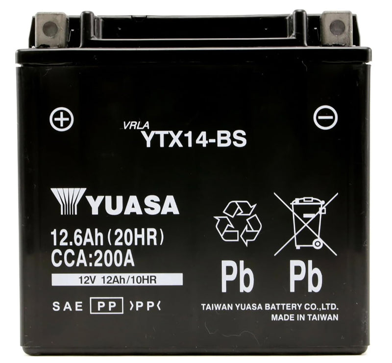 YTX14-BS YUASA Battery for Honda FL 400 R PILOT 1989-90