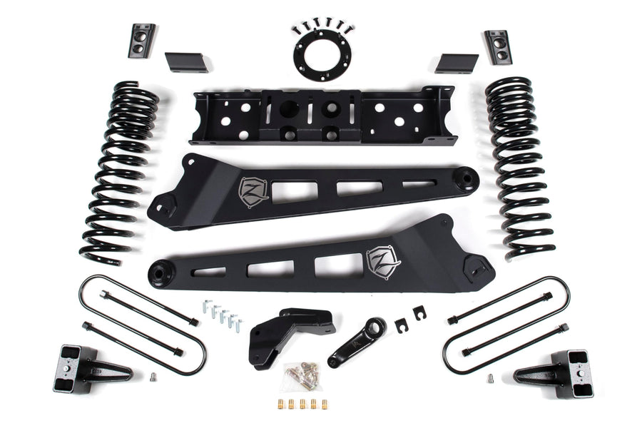 Zone Offroad 2019-2023 Ram 3500 ZOND121F 4WD Gas; '24 incl. Big Horn, Laramie, Ltd, LL, Tradesman | 5.5 inch Full Radius Arm Suspension Lift Kit | No OL Springs | FOX 2.0 Adventure Series Shocks