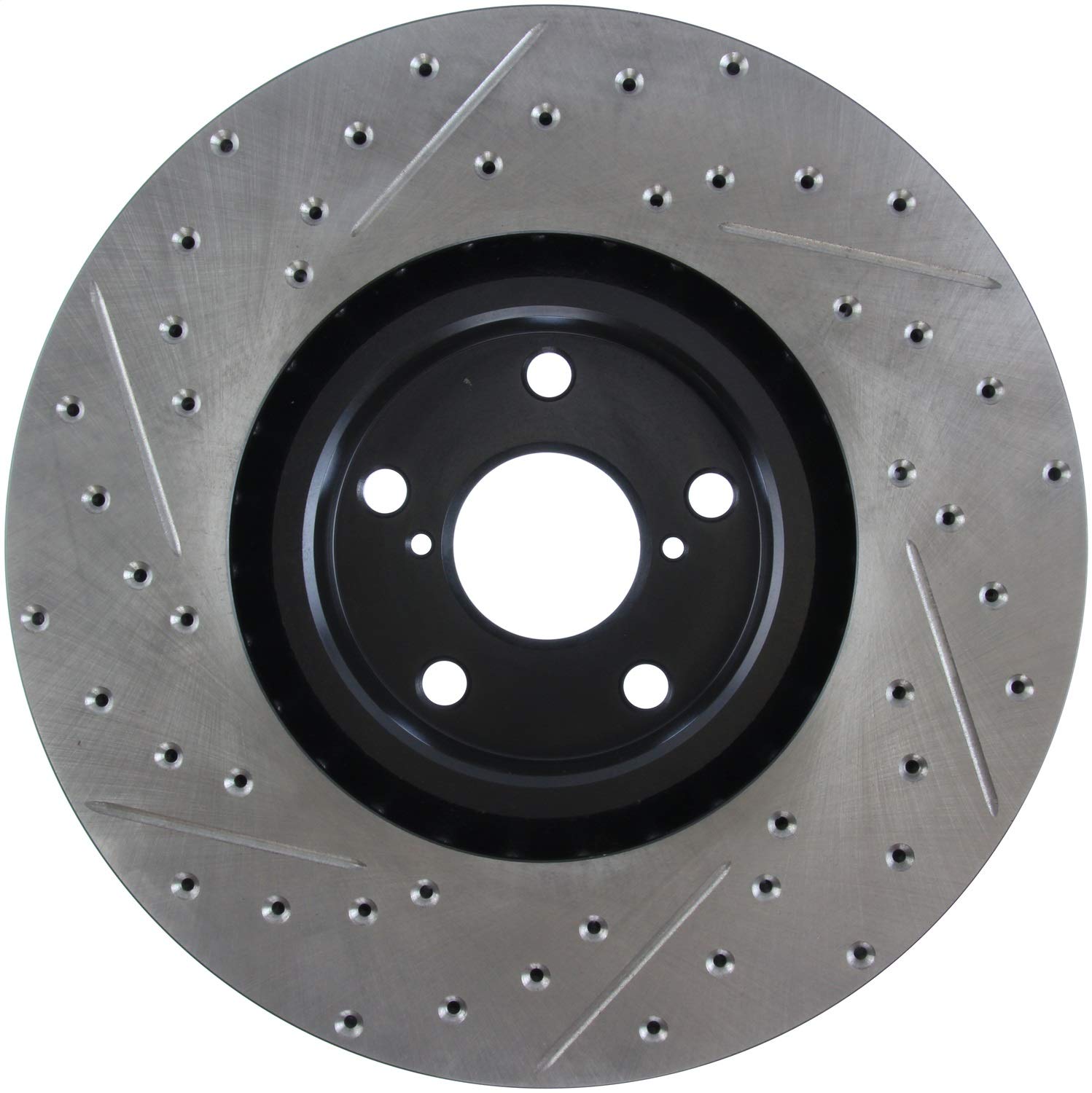 Front Left StopTech 127.44184L Automotive Replacement Drilled and Slotted Disc Brake Rotor Fits Select Lexus S200t/GS300/GS350/IS Turbo/IS200t/RC300