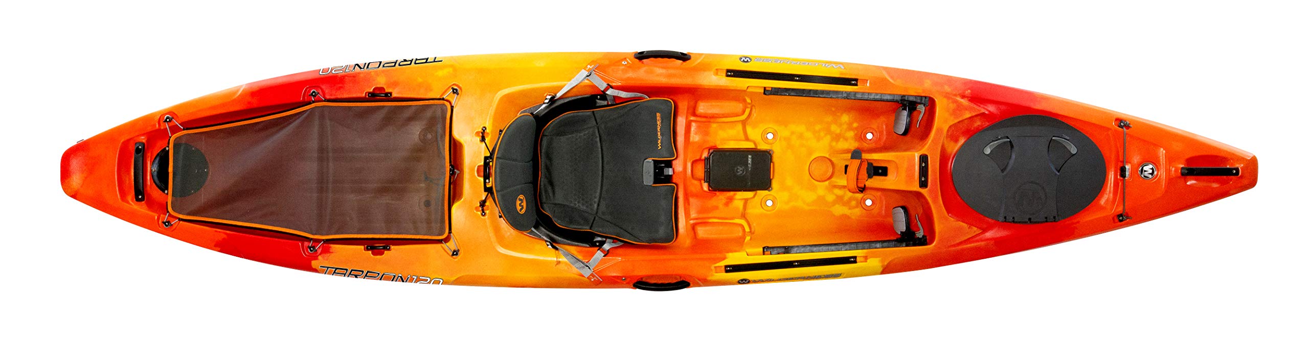 Wilderness Systems Tarpon 120 - Fishing Kayak Sit on Top - Premium Angler Kayak - Adjustable and Designed Seat - 12.3 ft - Sunset
