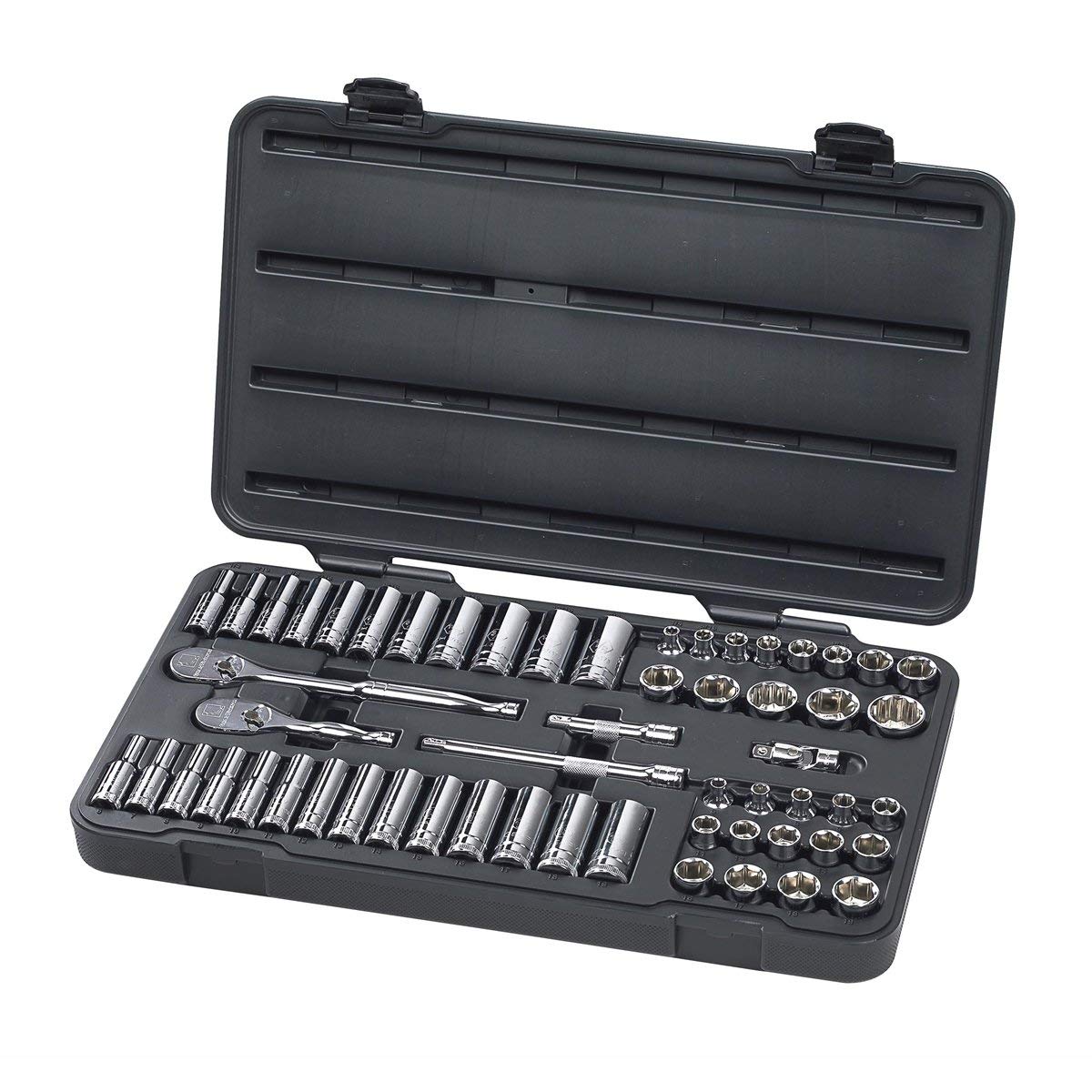 Set Skt SAE/Met GEARWRENCH 3/8Dr 6Pt 57 Pc (80550)