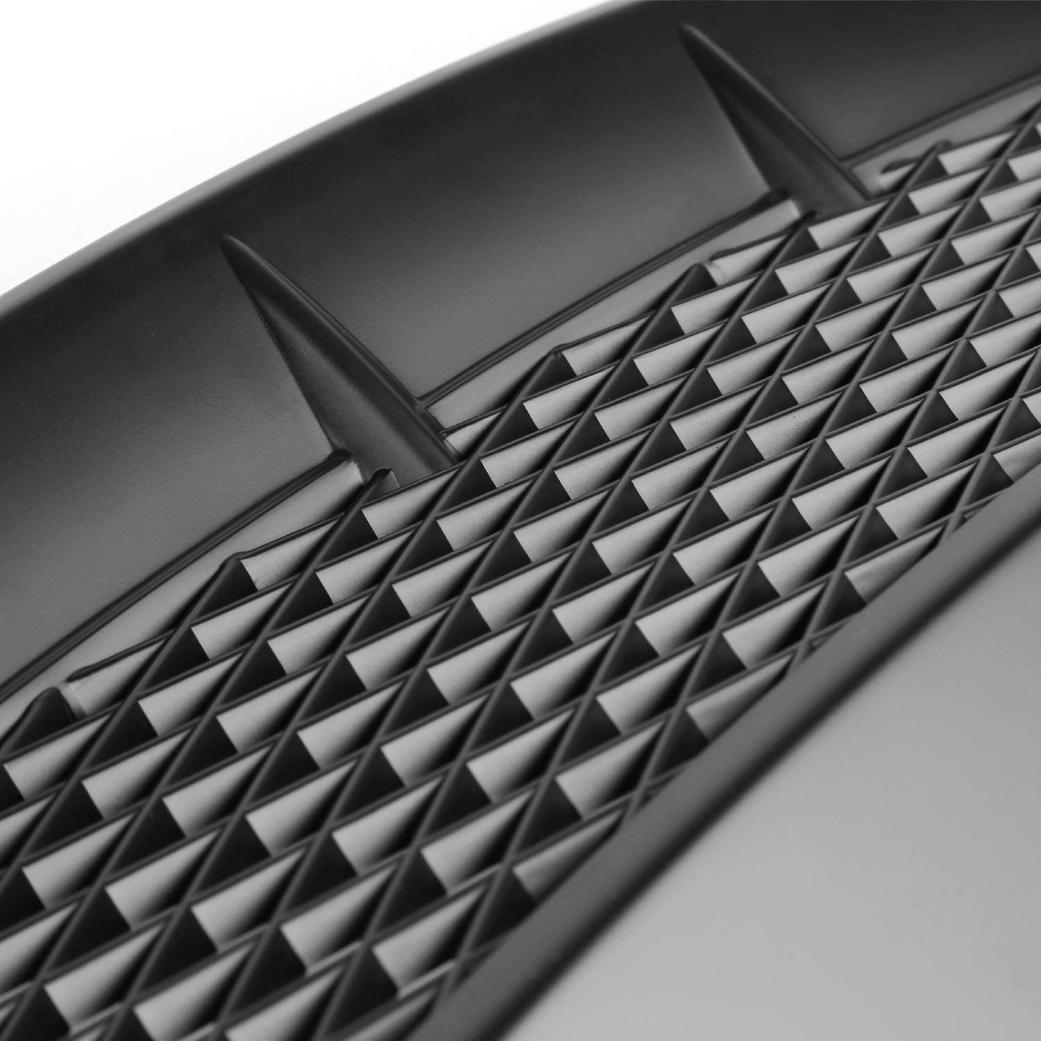 Matte Black Mesh Front Bumper Hood Grille Spec-D Tuning Compatible with 2004-2005 Honda Civic 2/4 Dr Coupe Sedan
