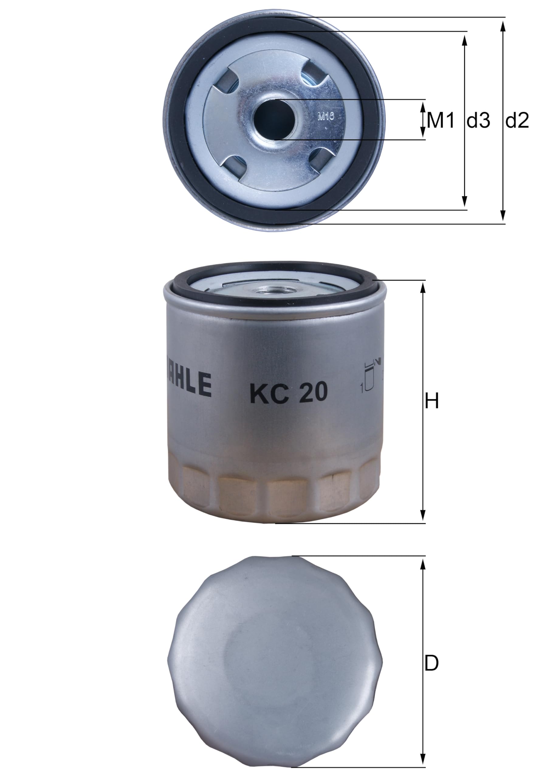 Fuel Filter Mahle - KC20