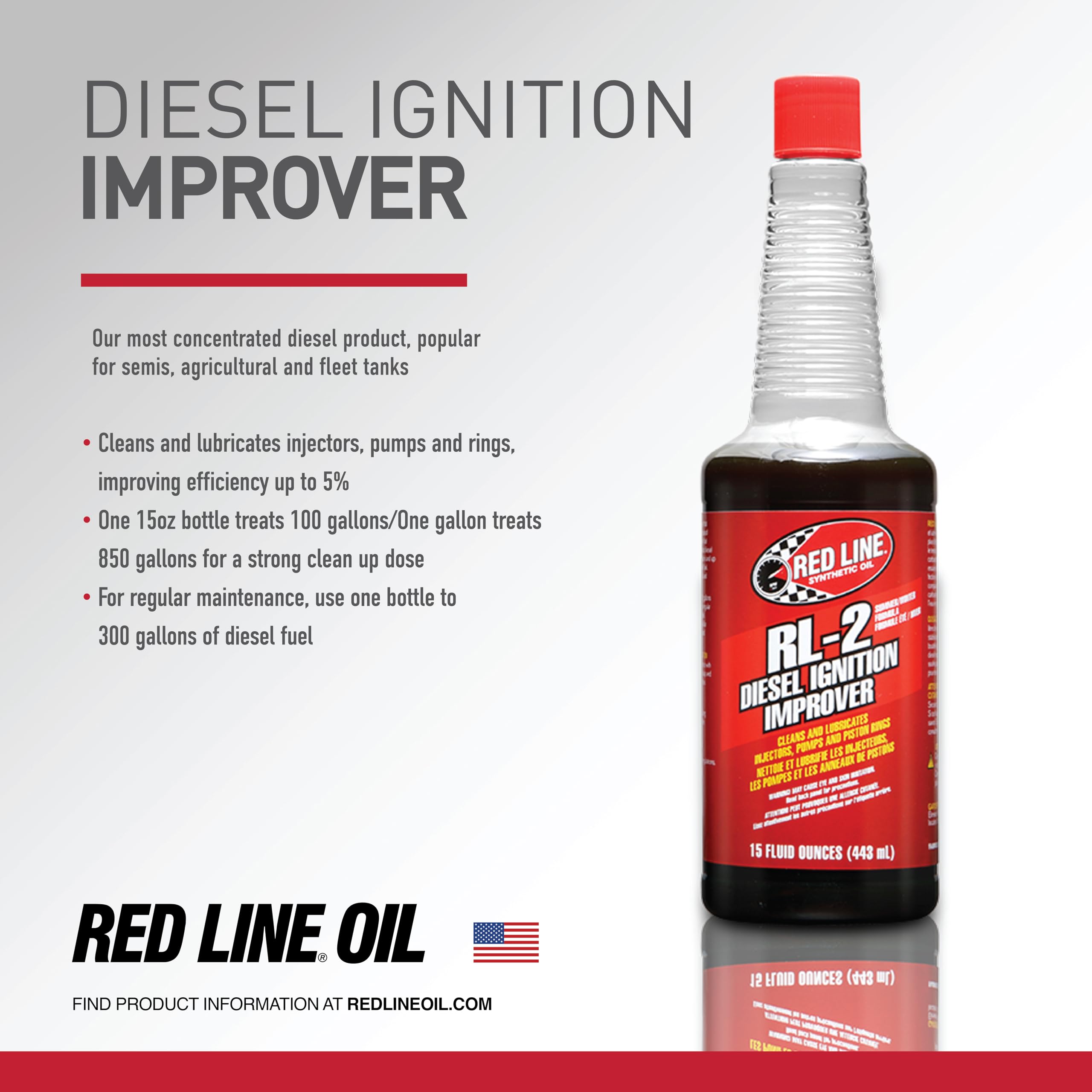 70303 Red Line RL-2 Diesel Ignition Improver - 15 Ounce