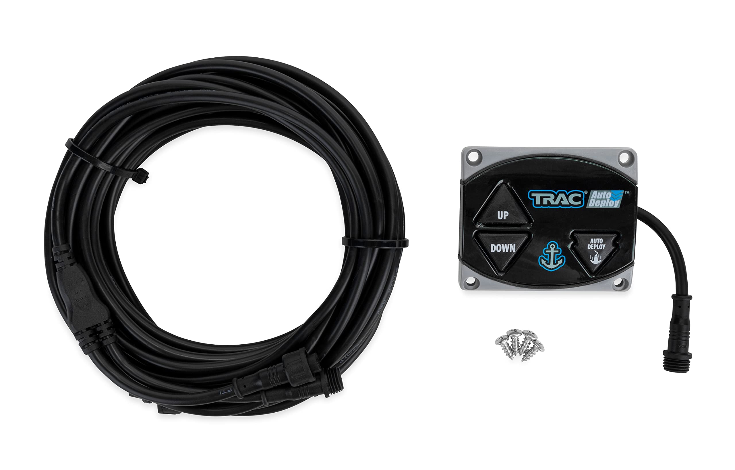 Camco Trac Outdoors G3 AutoDeploy Anchor Winch Second Switch - Features Up/Down/Auto Operation - for Use with TRAC Electric Anchor Winches Angler & Deckboat Models (69045)