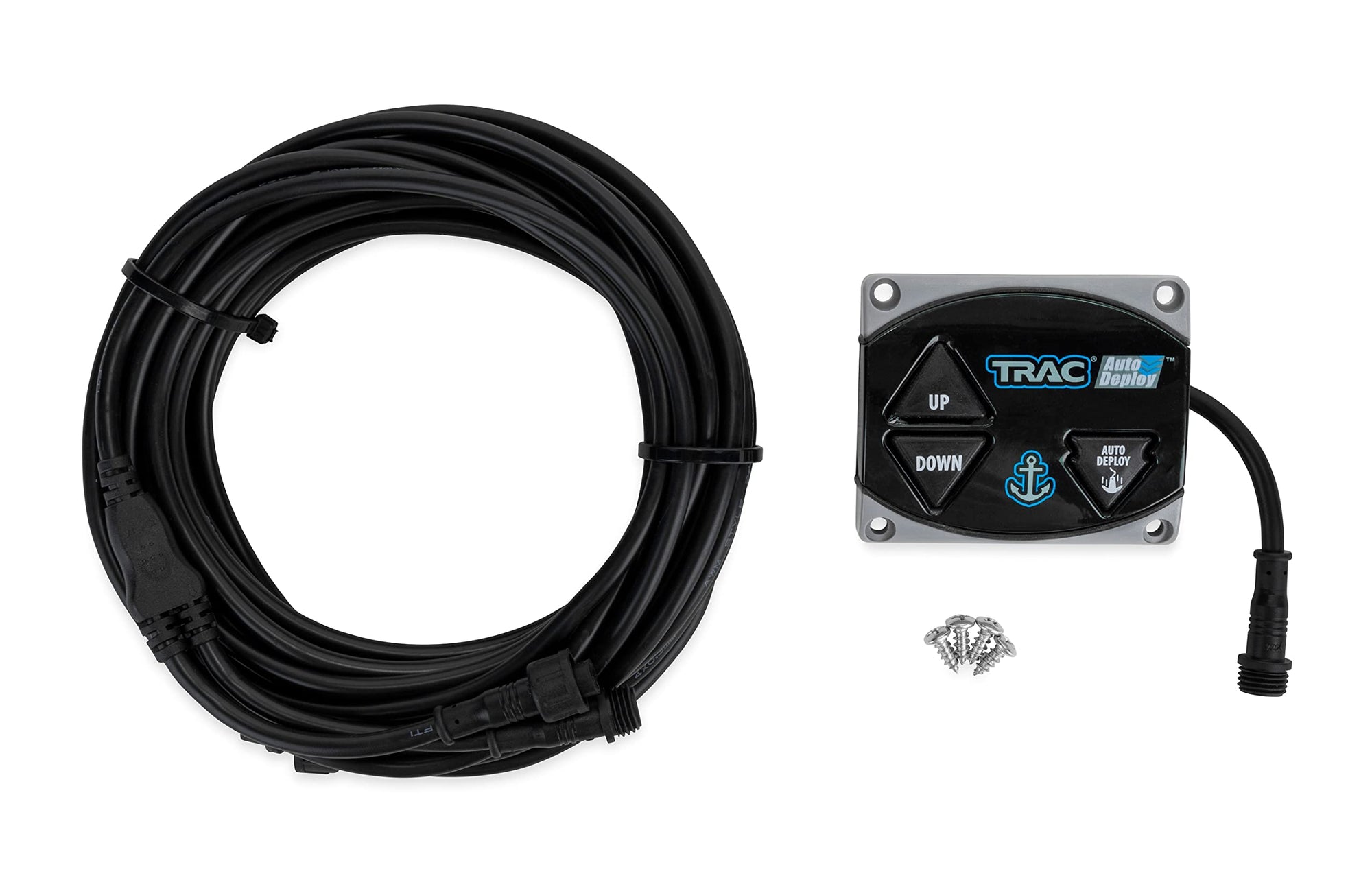 Camco Trac Outdoors G3 AutoDeploy Anchor Winch Second Switch - Features Up/Down/Auto Operation - for Use with TRAC Electric Anchor Winches Angler & Deckboat Models (69045)