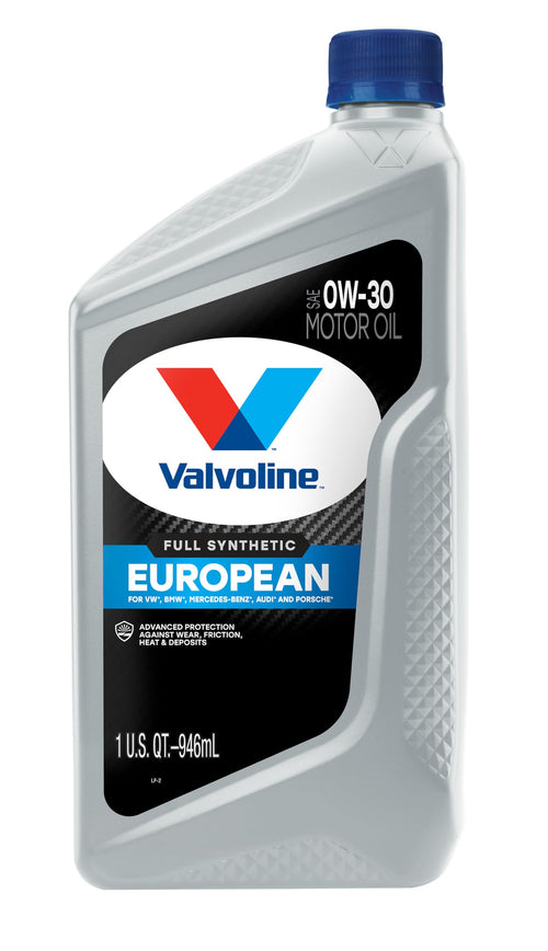 European Vehicle Valvoline Full Synthetic SAE 0W-30 Motor Oil 1 Quart