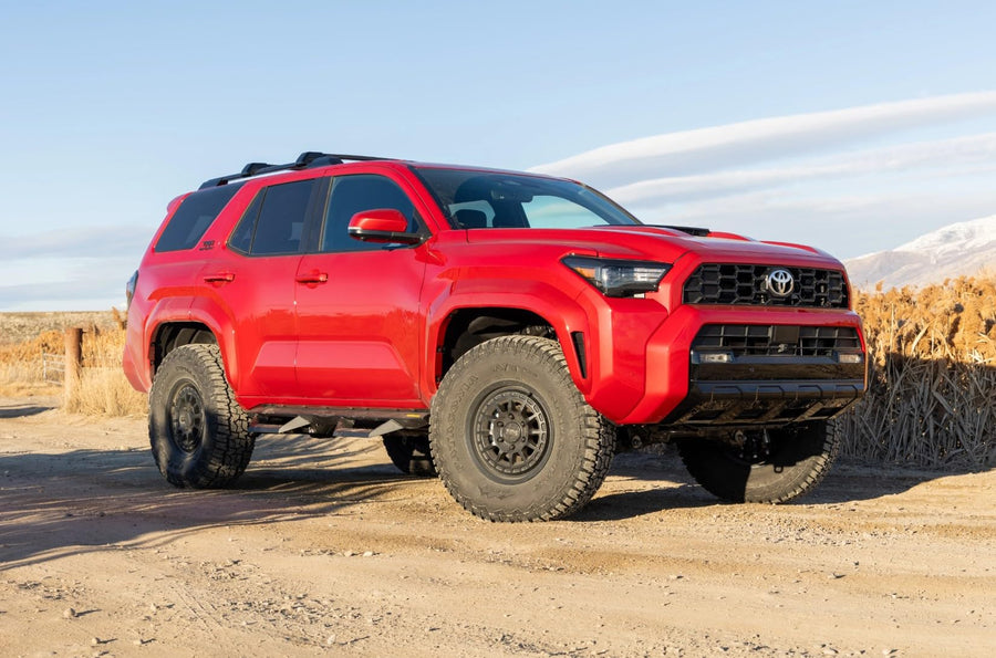 Smittybilt Drop Steps Angular – Textured Black - Fits 25+ Toyota 4Runner – SBEXT25-TX