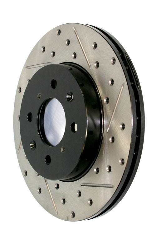 Sport Drilled/Slotted Brake Rotor StopTech 127.34127R (Front Right), 1 Pack
