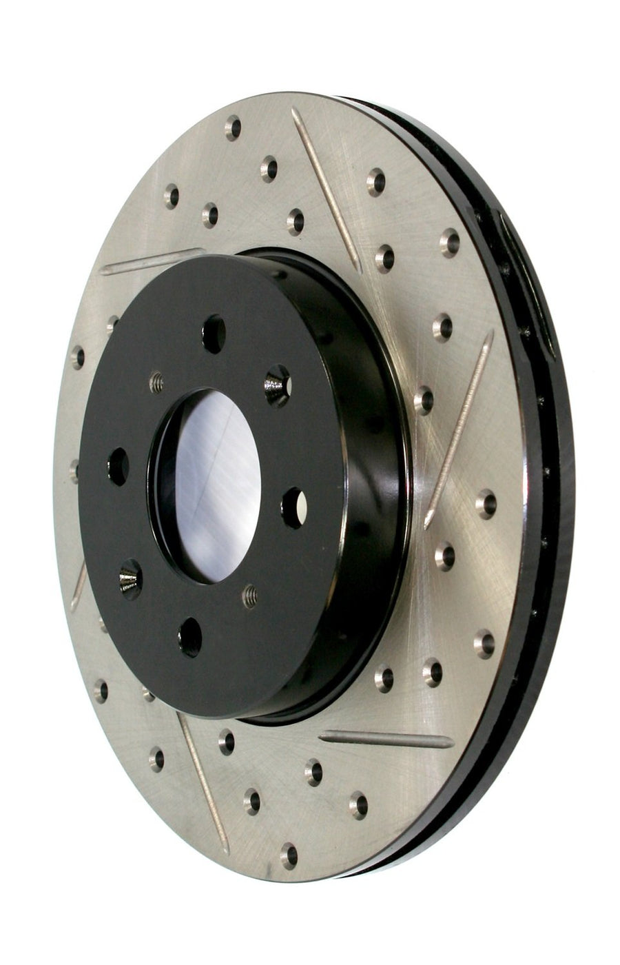 Sport Drilled/Slotted Brake Rotor StopTech 127.61118R (Front Right), 1 Pack
