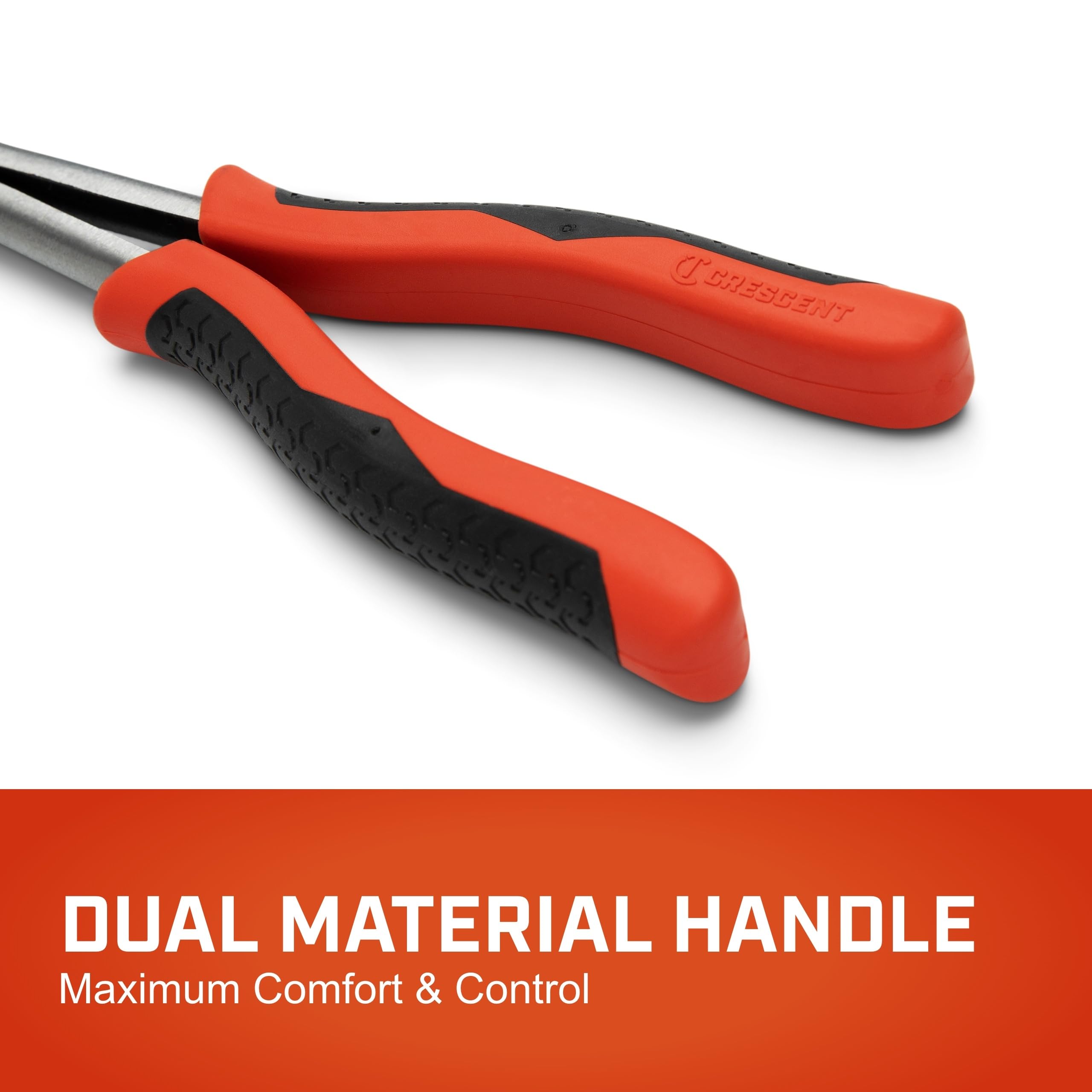 Crescent X2™ 2 Pc. Straight and Bent Long Nose Dual Material Plier Set - PSX204C-06