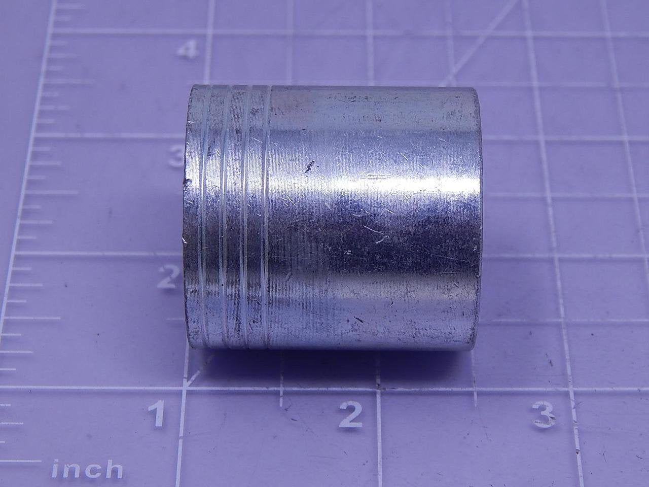 GlobalSpiral Couplings Gates 8GS1F-4, GS Ferrule for 4-Spiral Hose, Zinc Plated Carbon Steel, 1.44", 1/2" ID (Pack of 5)
