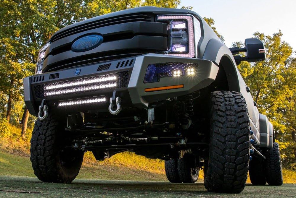 Front Bumper Road Armor 6172DF-B0-P2-MR-BH-B Fits Ford F-250 Super Duty