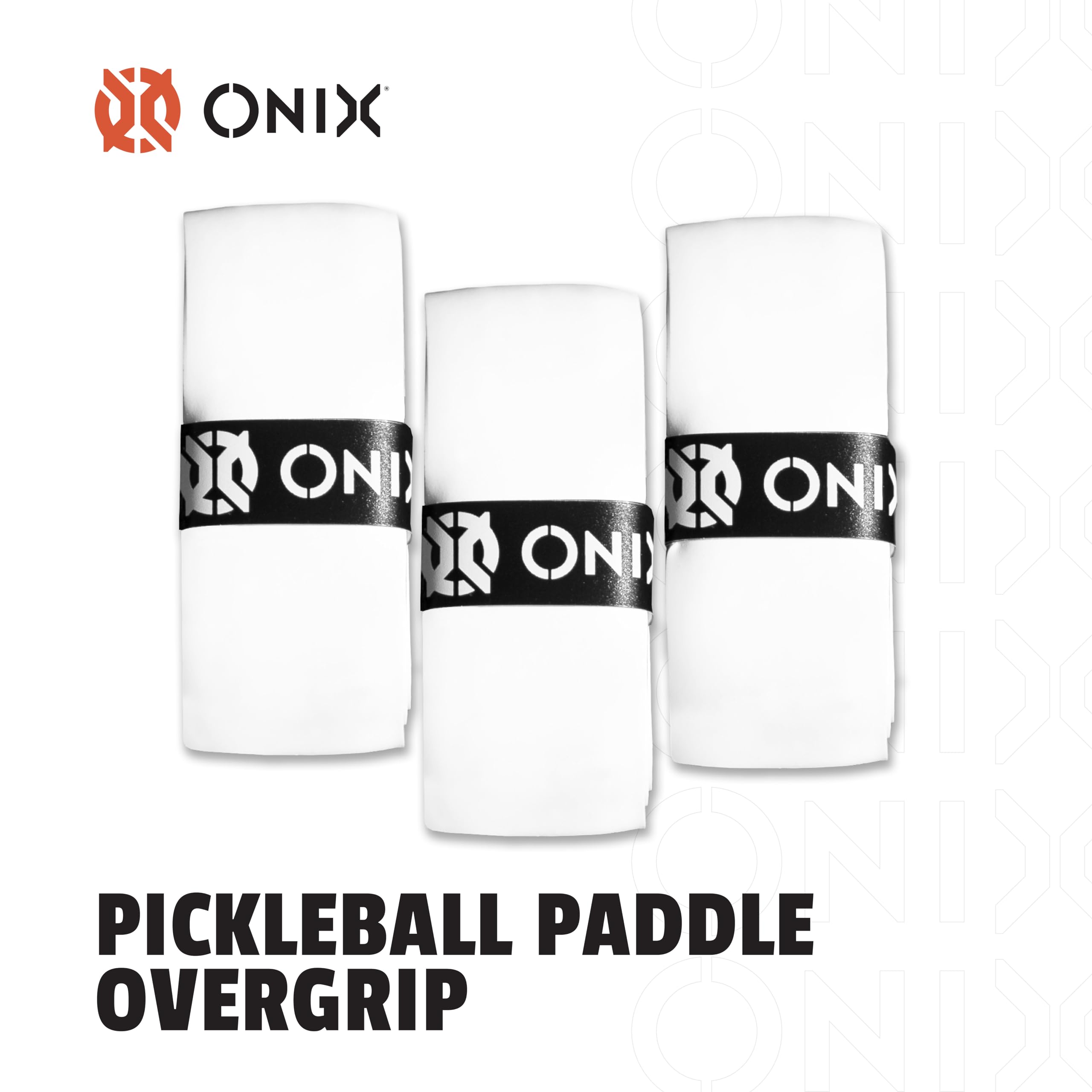 White ONIX Pickleball Paddle Overgrip