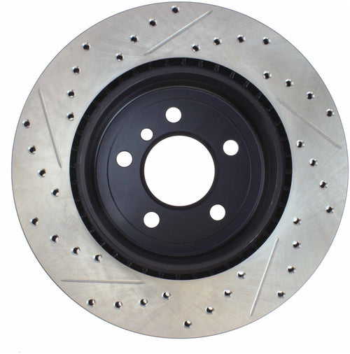 Sport Drilled/Slotted Brake Rotor StopTech 127.34131L (Front and Rear Left), 1 Pack