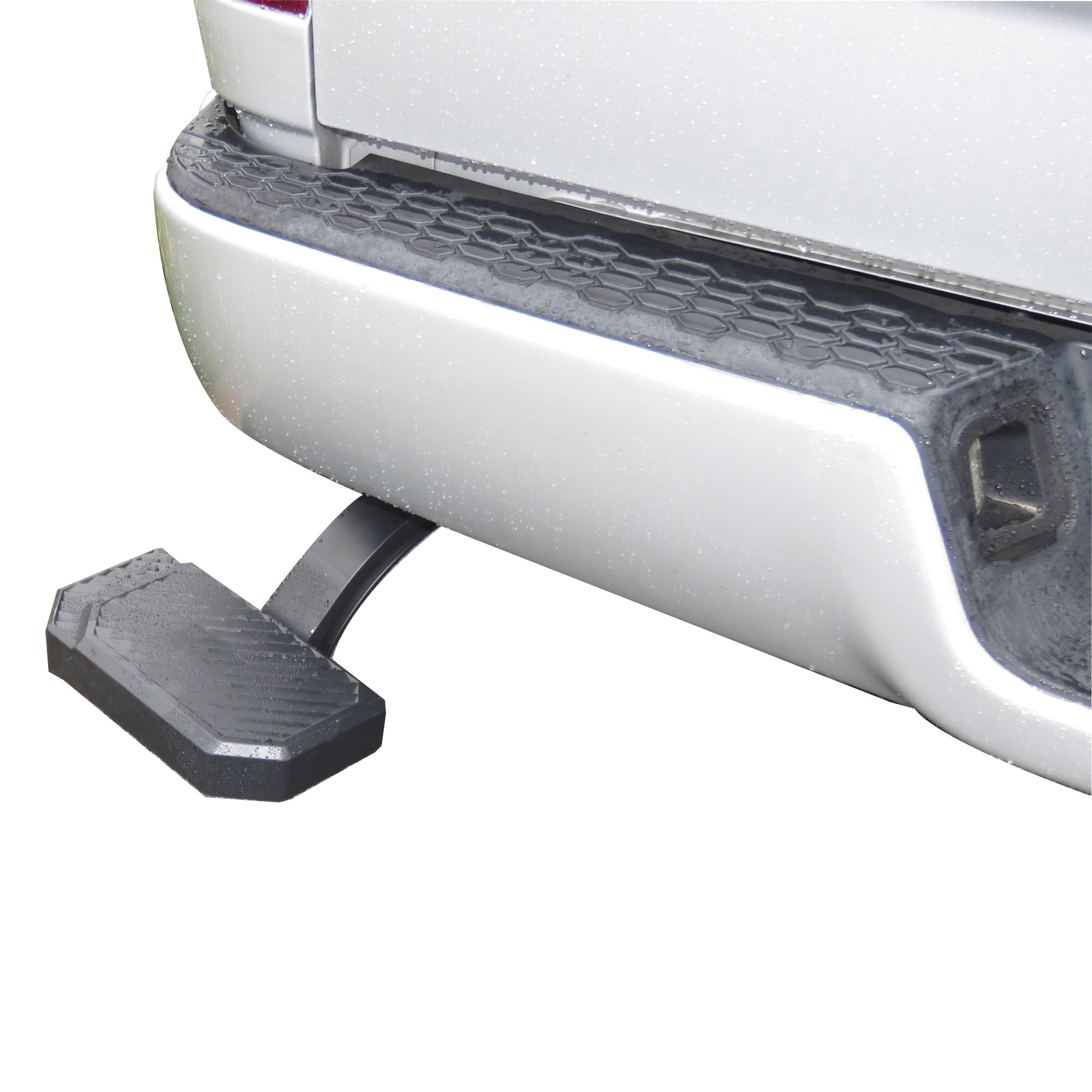 Retractable Black Horse Truck Bed Corner Step Compatible with 09-10 Dodge 1500|19-24 Ram 1500 Classic|11-18 Ram 2500-3500-1500