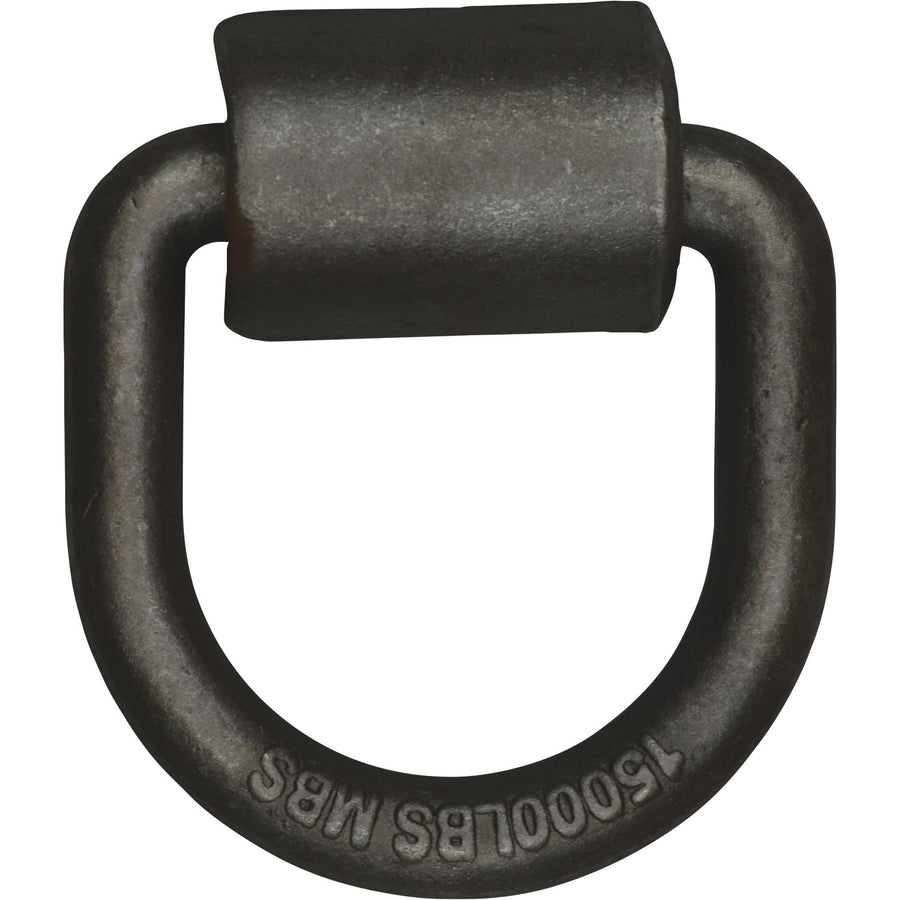 Weld On Heavy Duty Forged D-Ring, 5/8" Diameter, 3" x 3" 15,000 lb 1 Pk