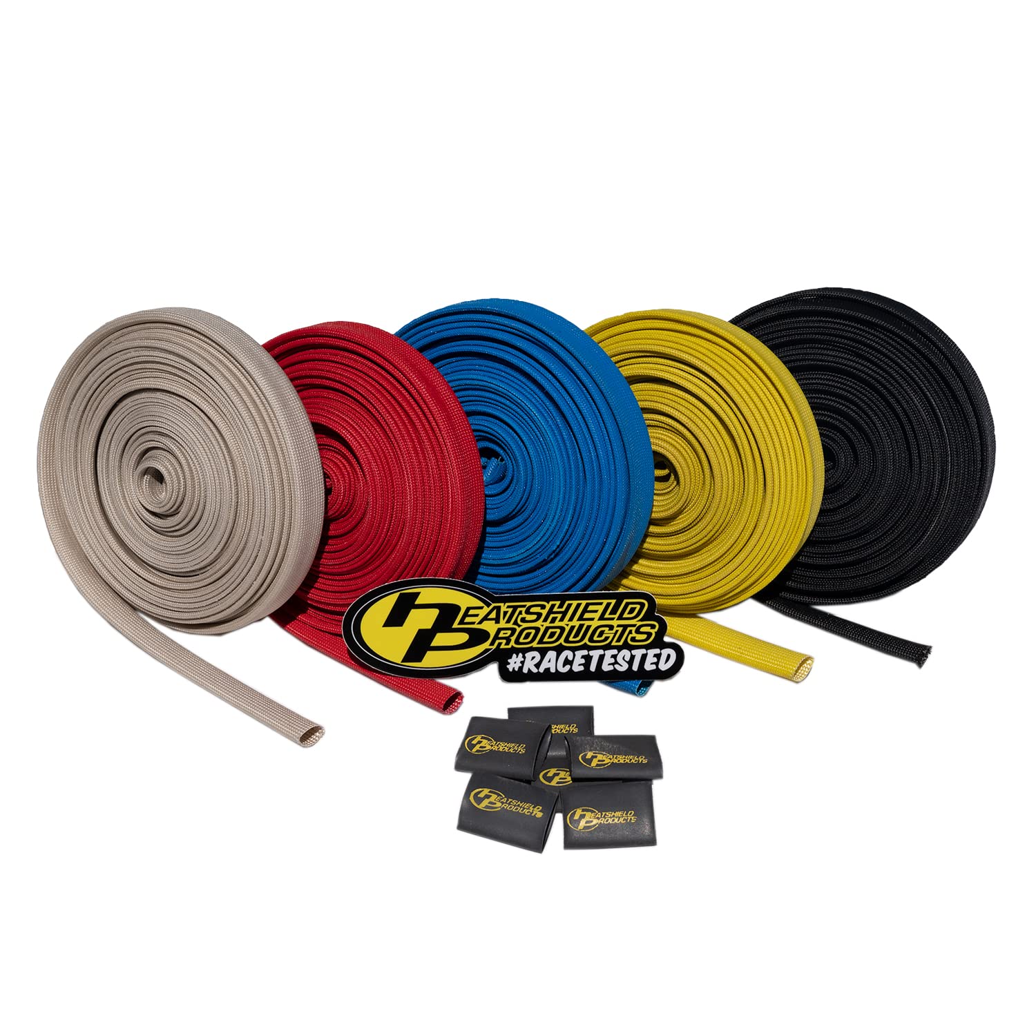 Heatshield Products HP Color 203124 Heat Sleeve Black 7/16" ID x 25' Adjustable Sleeve