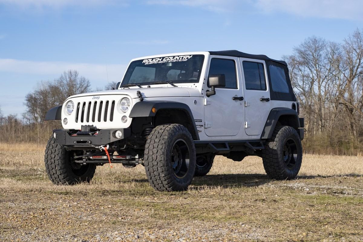 3.25" Rough Country V2 Lift Kit for 2007-2018 Jeep Wrangler JK 2-Door - 67670