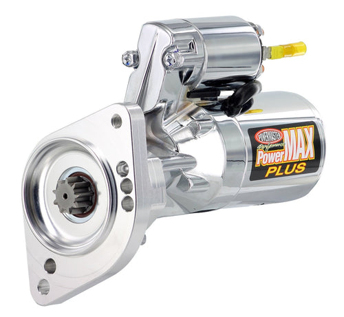 PowerMAX Plus Powermaster 19000-16 Starter with Billet (Black Jeep-Late Model with 4.0L 14:1 Chrome), 1 Pack