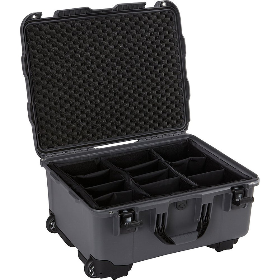 NANUK Hard Case Waterproof with Wheels and Foam Insert - Orange