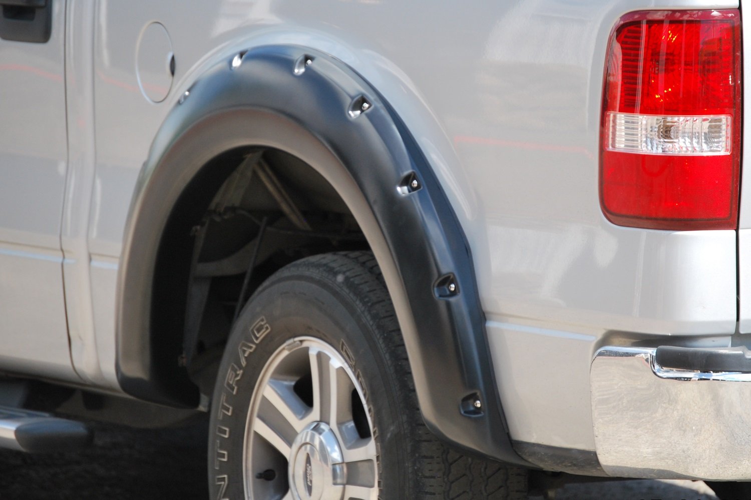 Lund Elite Series RX310TB Black Rivet Style Textured Rear Fender Flare - 2 Piece