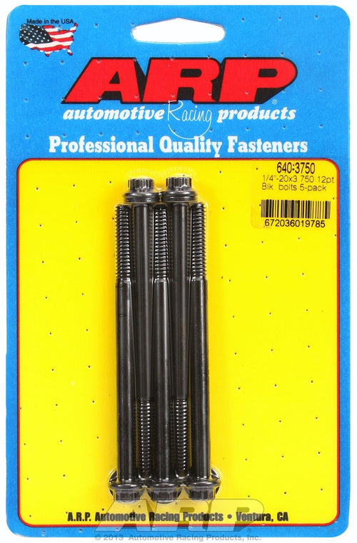Black ARP (640-3750) Oxide Bolt