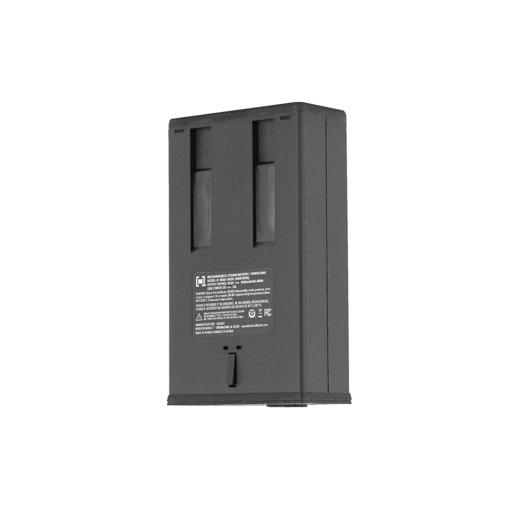 Moultrie Rechargeable Lithium-Ion Battery Pack Power Mag - Battery Pack for Edge Series Cameras - 3100mAh - Never Buy AA Batteries Again