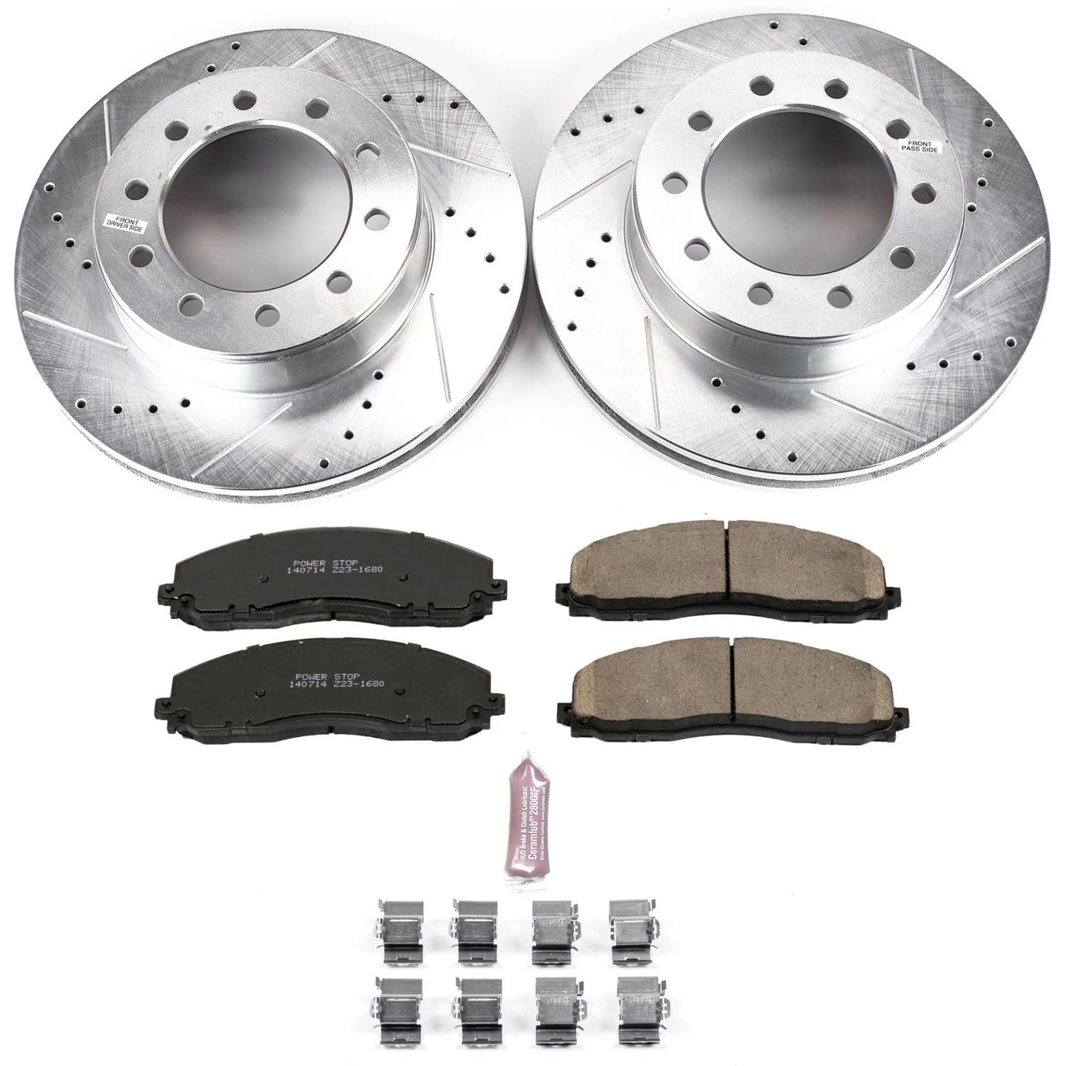 Power Stop K8029 Z23 Evolution Sport Brake Upgrade Kit Front For Ford F-350 Super Duty 2015-2016 [Model Specific]