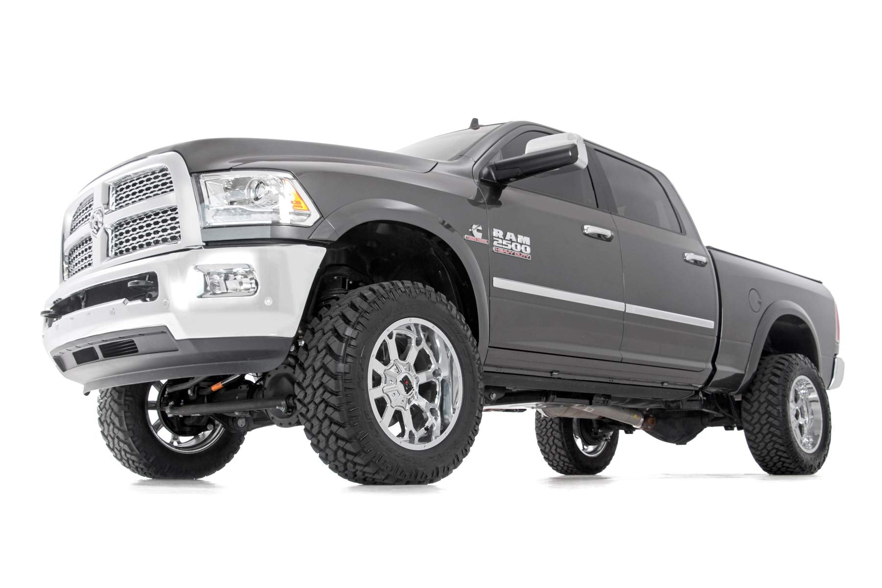 2.5 Inch Rough Country Leveling Kit with M1 Monotube Shocks for Dodge Ram 1500 (1994-2001), 2500 (1994-2013), 3500 (1994-2012) 4WD Models