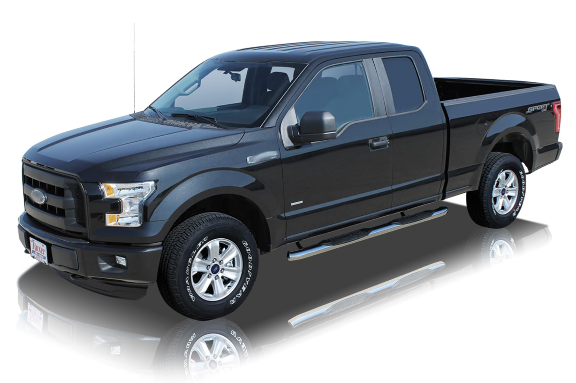 Nissan Titan Crew Cab Raptor Series 1607-0207 (04-17) 5" OE Style Curved SS Oval Steps