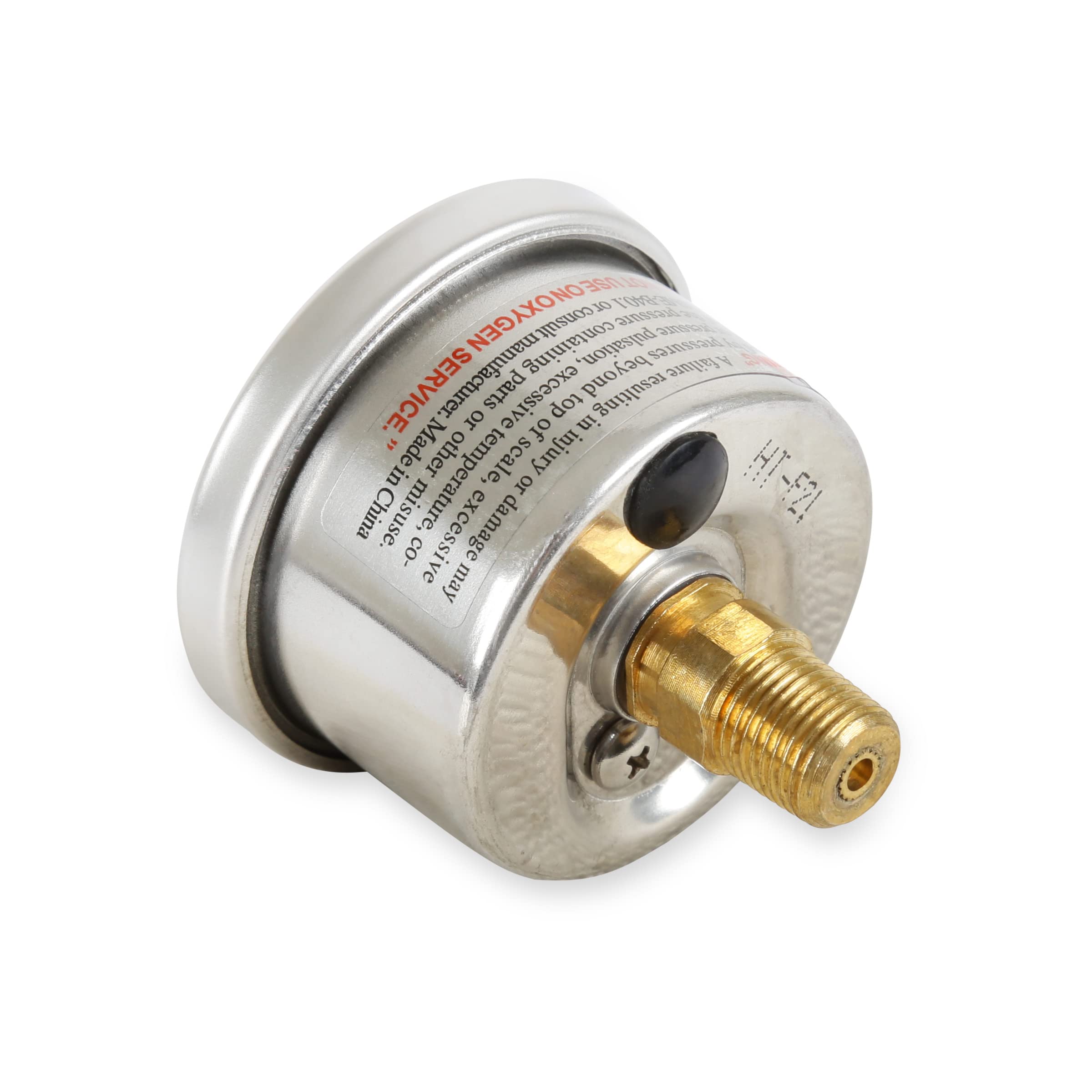 26-507 Holley EFI Fuel Pressure Gauge - 0-100psi - 1.5 inch - Glycerin Filled