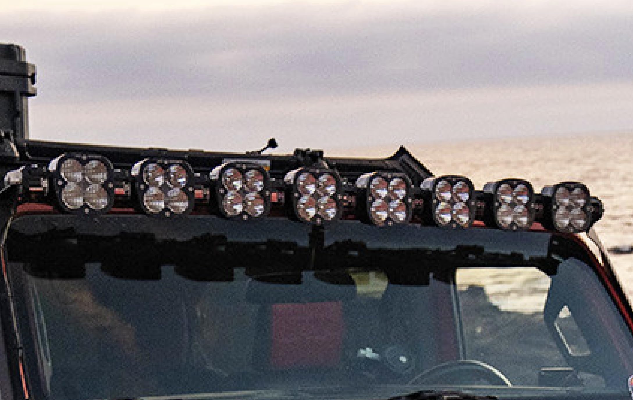 XL Linkable Baja Designs Roof Mount Kit Fits Jeep Wrangler 447664