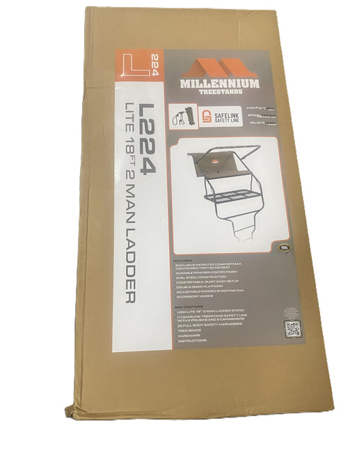 L-224-SL Millennium 18 Foot Lite Double Ladder Stand