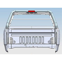 Black Off Road Horse Classic Roll Bar Black Compatible with 1999-2023 Ford F-250 Super Duty|1999-2023 Ford F-350 Super Duty|1999-2023 Ford F-450 Super Duty-RB015BK