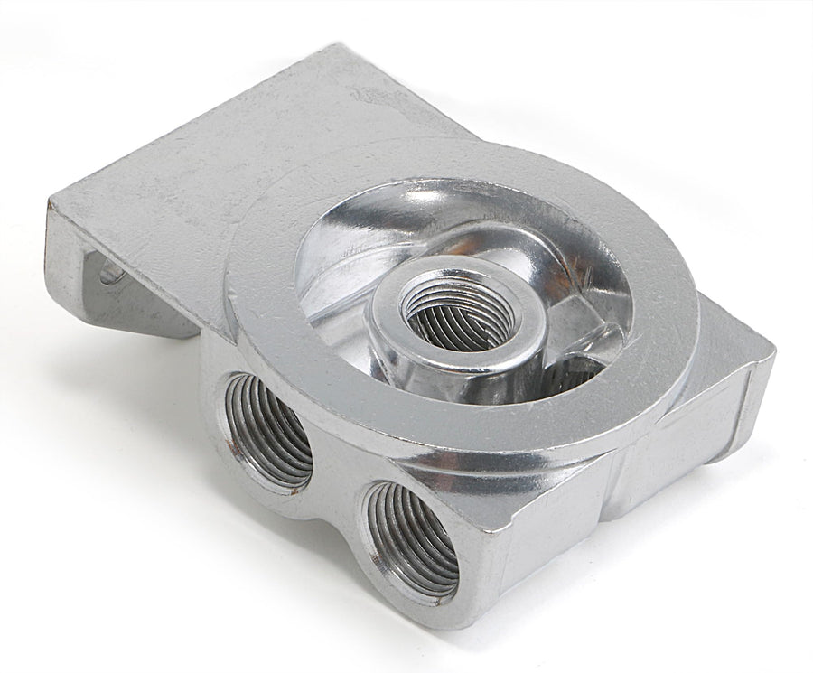 LS & GEN3 TRANS-DAPT PERFORMANCE SINGLE OIL FILTER RELOCATION KIT WITH HORIZONTAL BASE (1014)