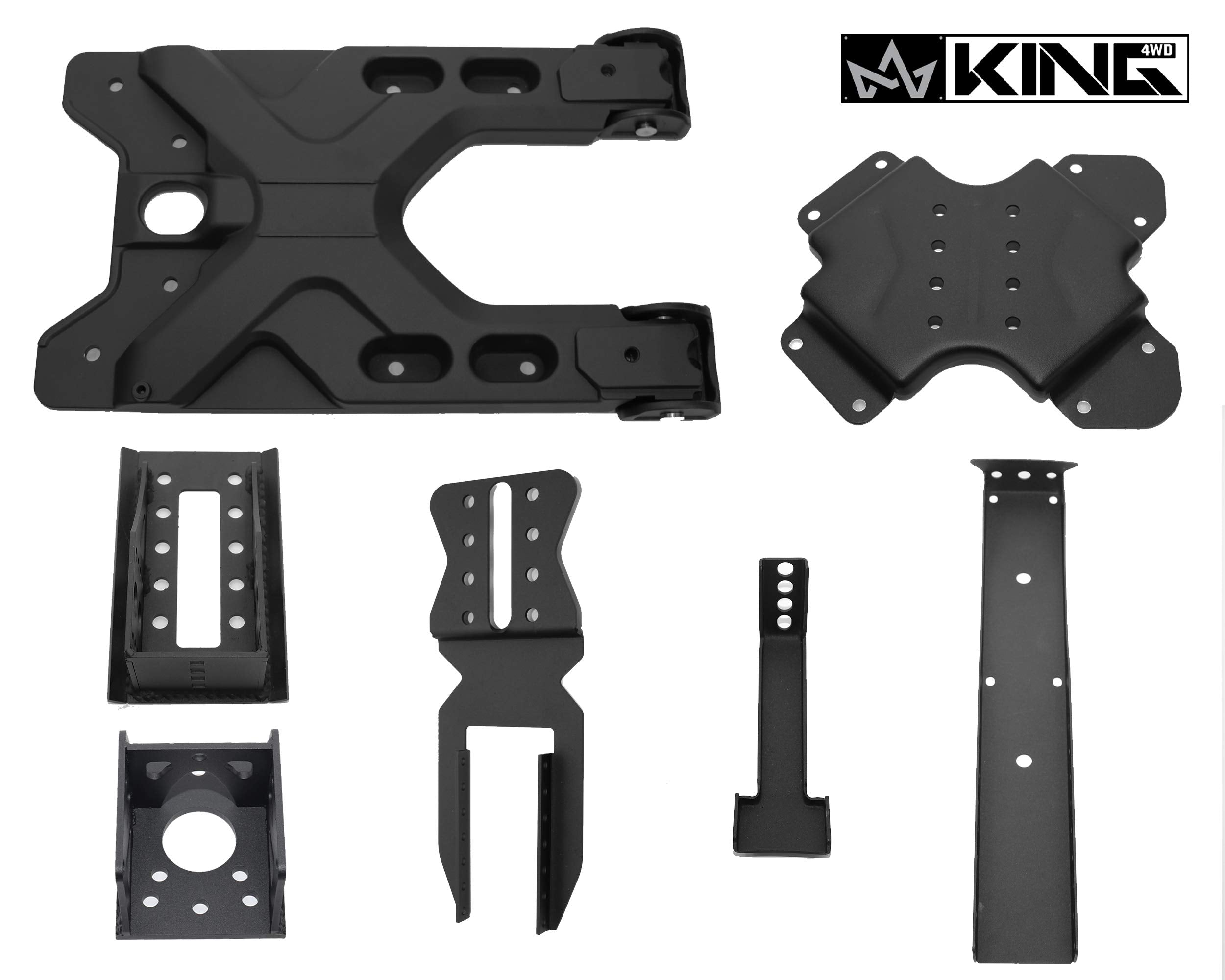 4WD King RTG Heavy Duty Tire Carrier for a JK 2007-2018 Jeep Wrangler & Wrangler Unlimited