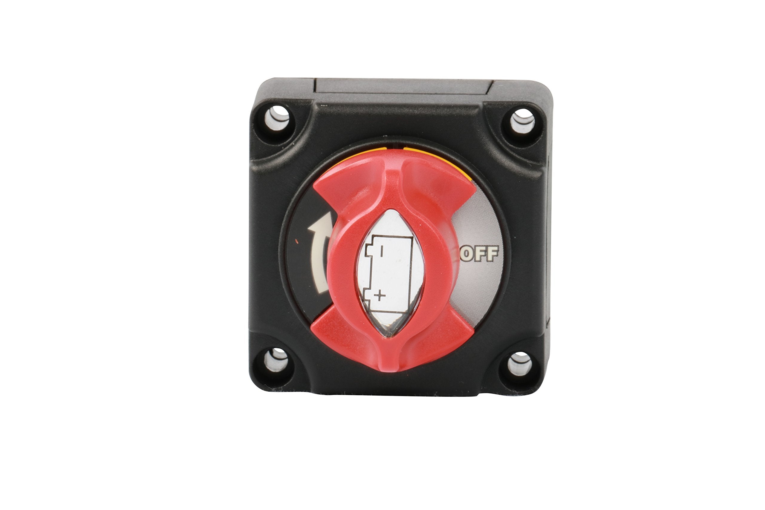 Battery Doctor WirthCo 20387 Mini Master Rotary Dial Disconnect Switch with On/Off Knob and Bottom Cover