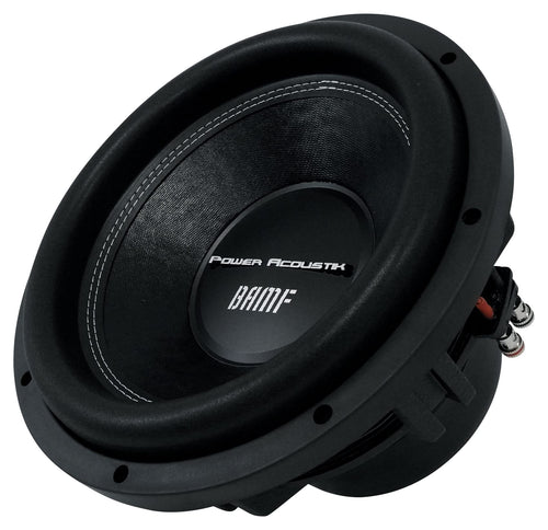 Bumper-122 Power Acoustik BAMF-122 Subwoofer 3500 Watts 12 inches Dual Suspension,Black
