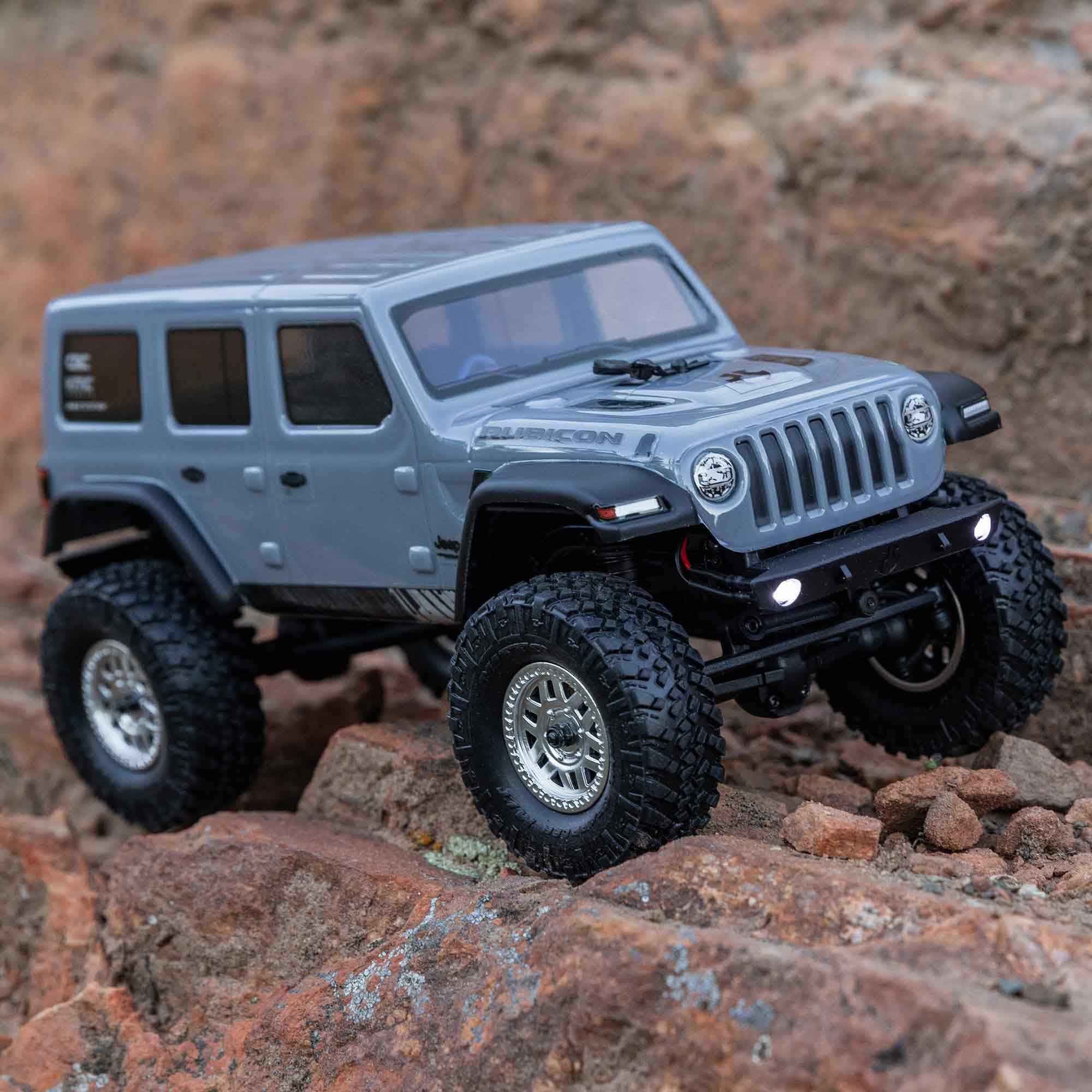Axial RC Truck SCX24 2019 Jeep Wrangler JLU CRC, 1/24 Gray: 4WD RTR (Battery and Charger Included), AXI00002V3T3