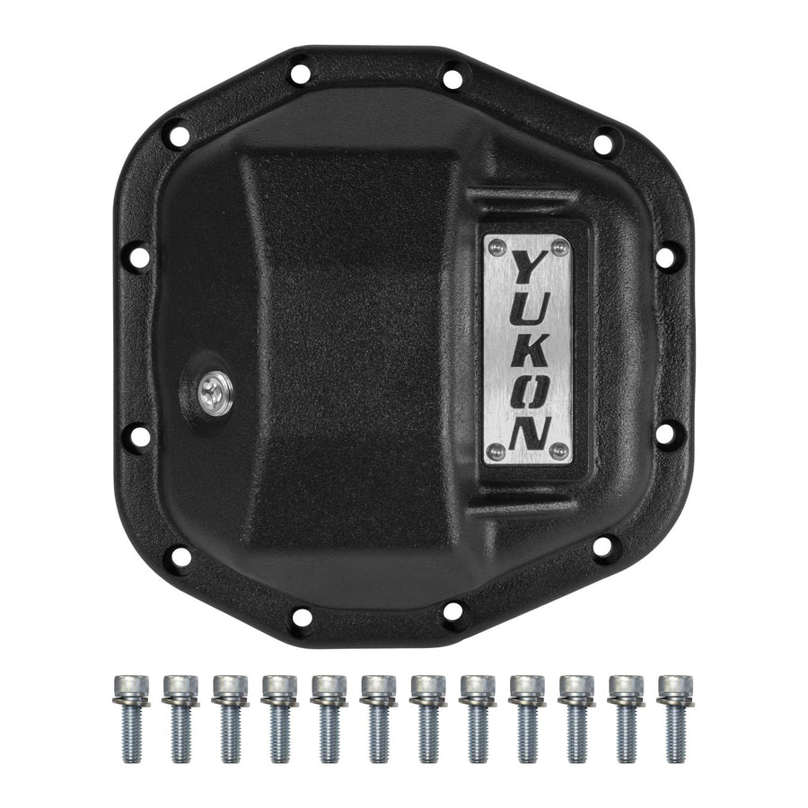 Yukon Rear Hardcore Nodular Iron Differential Cover for Wrangler JL Dana 44 (YHCC-D44JL-REAR)