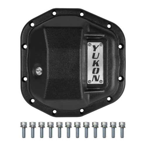 Yukon Rear Hardcore Nodular Iron Differential Cover for Wrangler JL Dana 44 (YHCC-D44JL-REAR)
