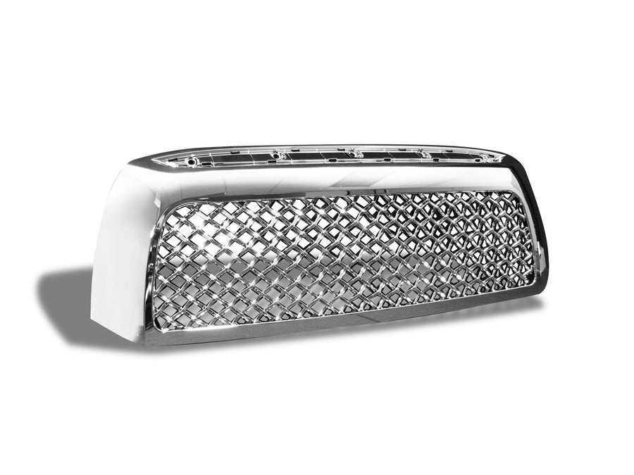 7150324 Armordillo USA Mesh Front Hood Bumper Grille - Polished Fits 2007-2009 Toyota Tundra