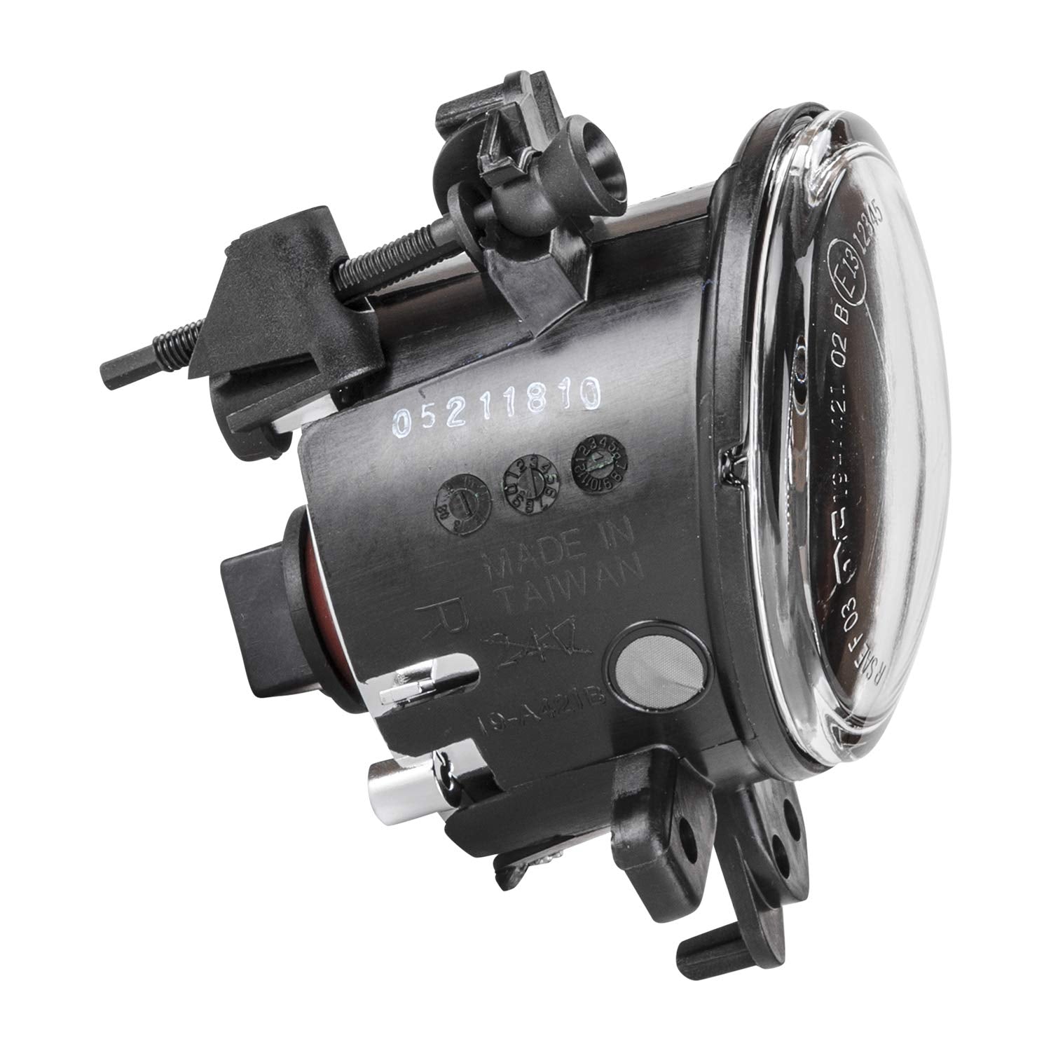 Right TYC Fog Light Assembly Compatible with 2008-2011 Mercedes Benz C-Class