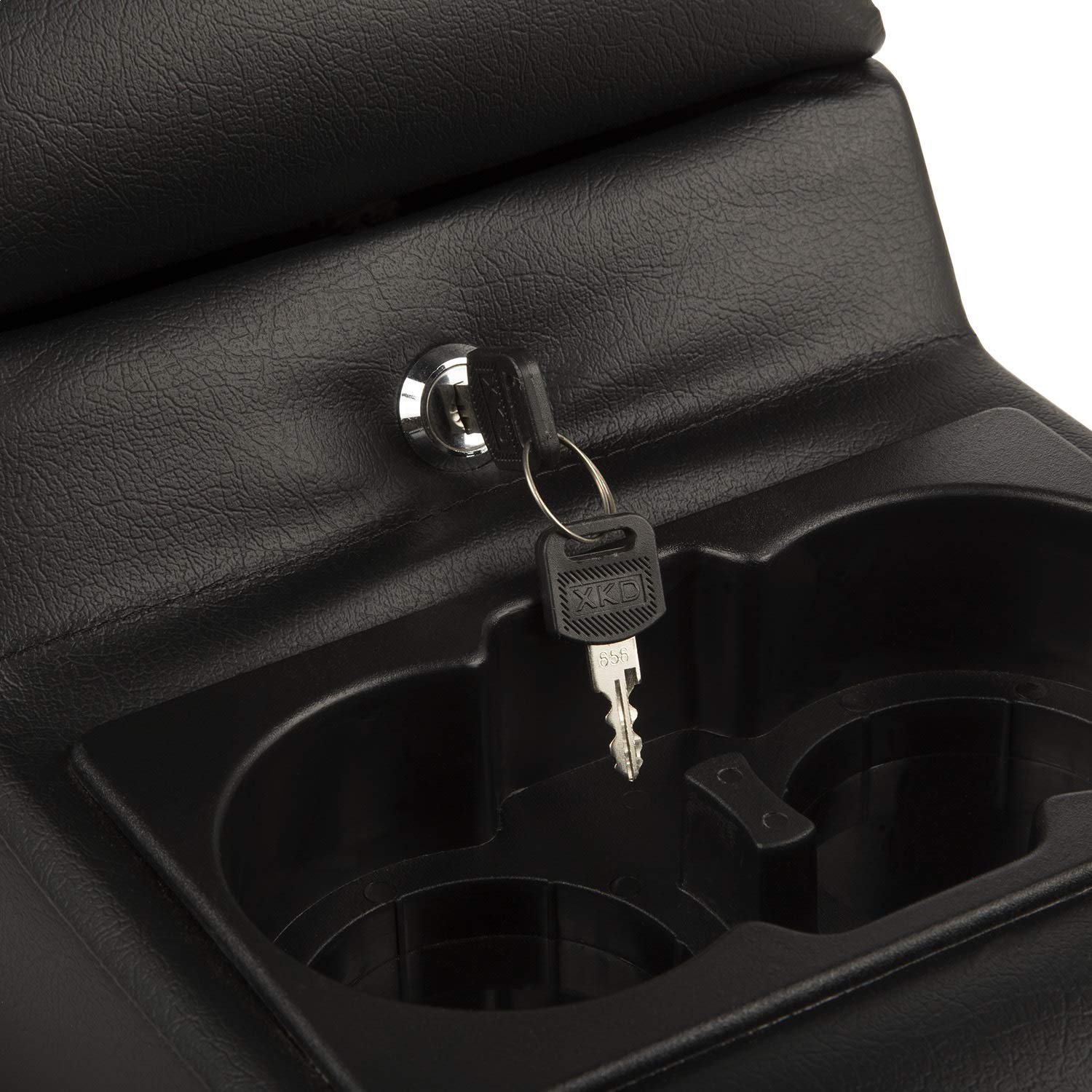 Center Console Rugged Ridge for Jeep CJ/Wrangler YJ | Vinyl, Black | 13102.01 | Fits 1976-1995 Jeep CJ & Wrangler YJ