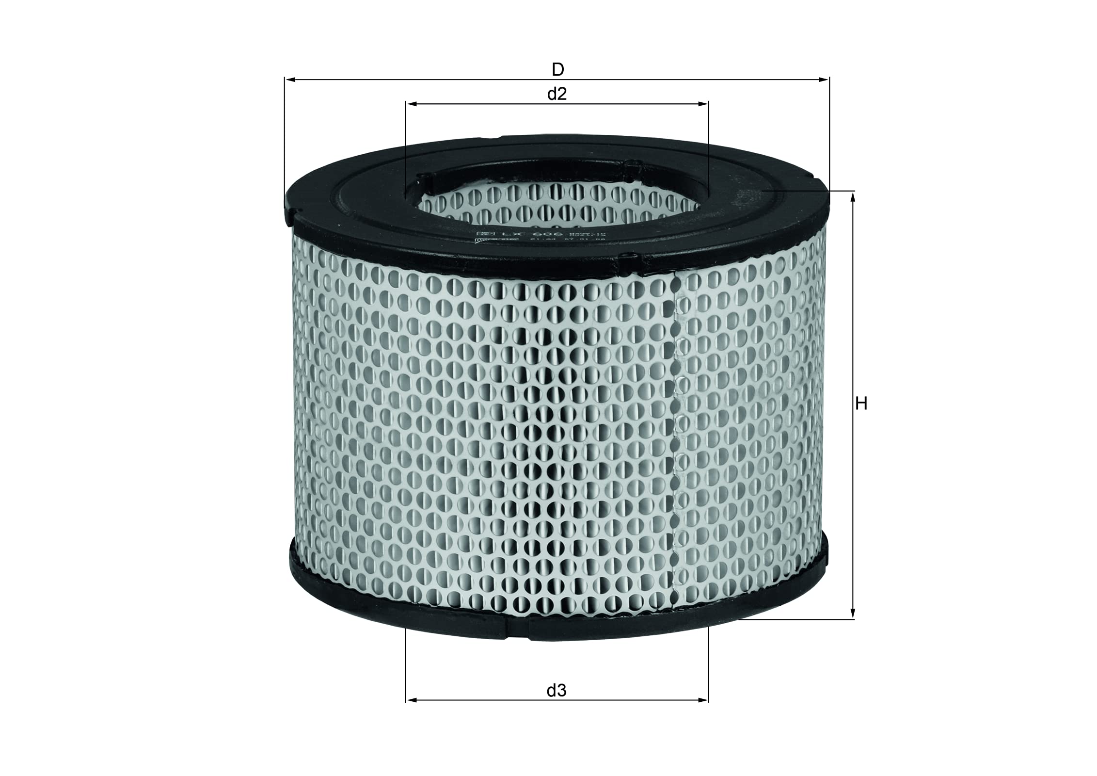 Air Filter MAHLE LX 606