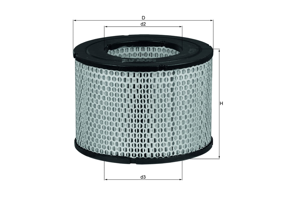 Air Filter MAHLE LX 606
