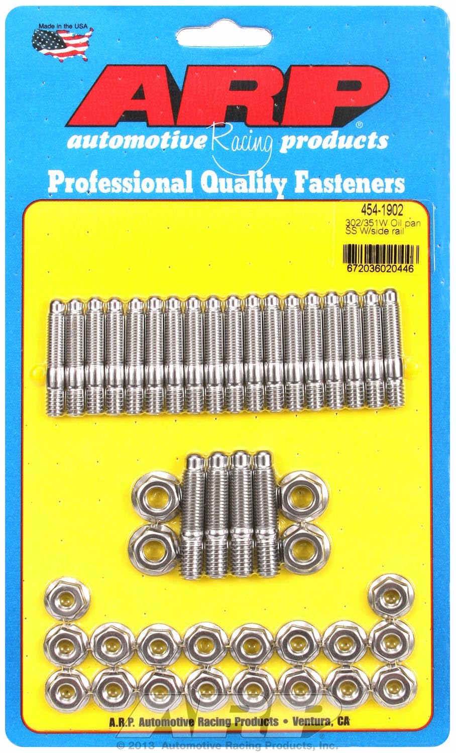 Oil Pan ARP (454-1902) Stud Kit with Side Rail
