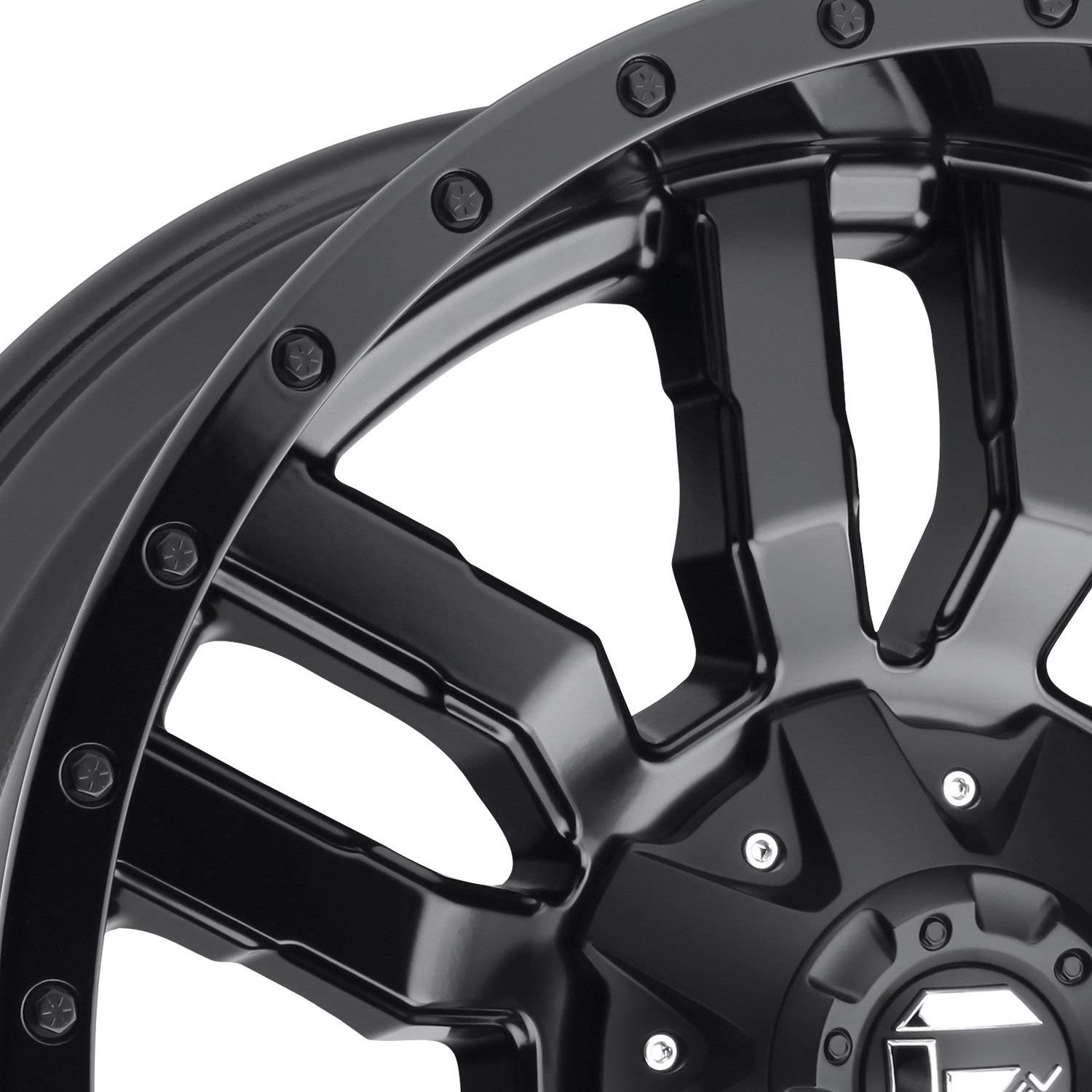 Sledge FUEL D596 Black Matte 20x9 8x6.5 1 offset